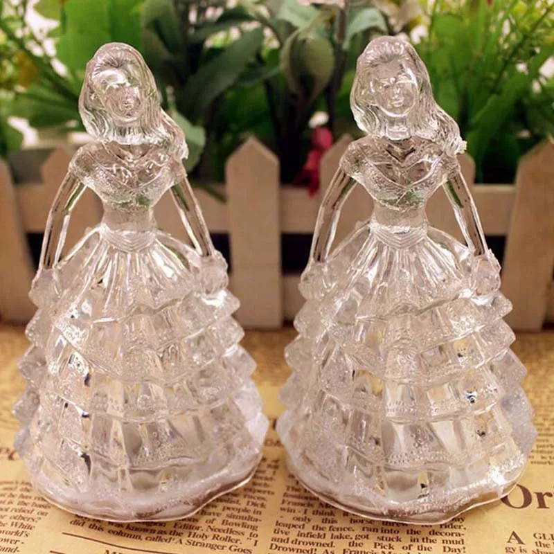 Разноцветный акриловый ночник FUMAT принцессы для девочек абажур детей