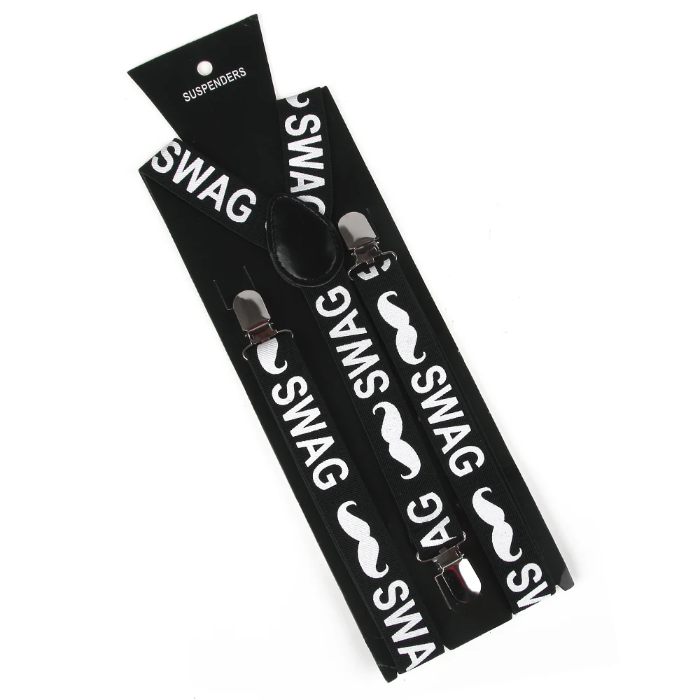 HUOBAO мужские/женские подтяжки для одежды с бантиком набор зажимом эластичные