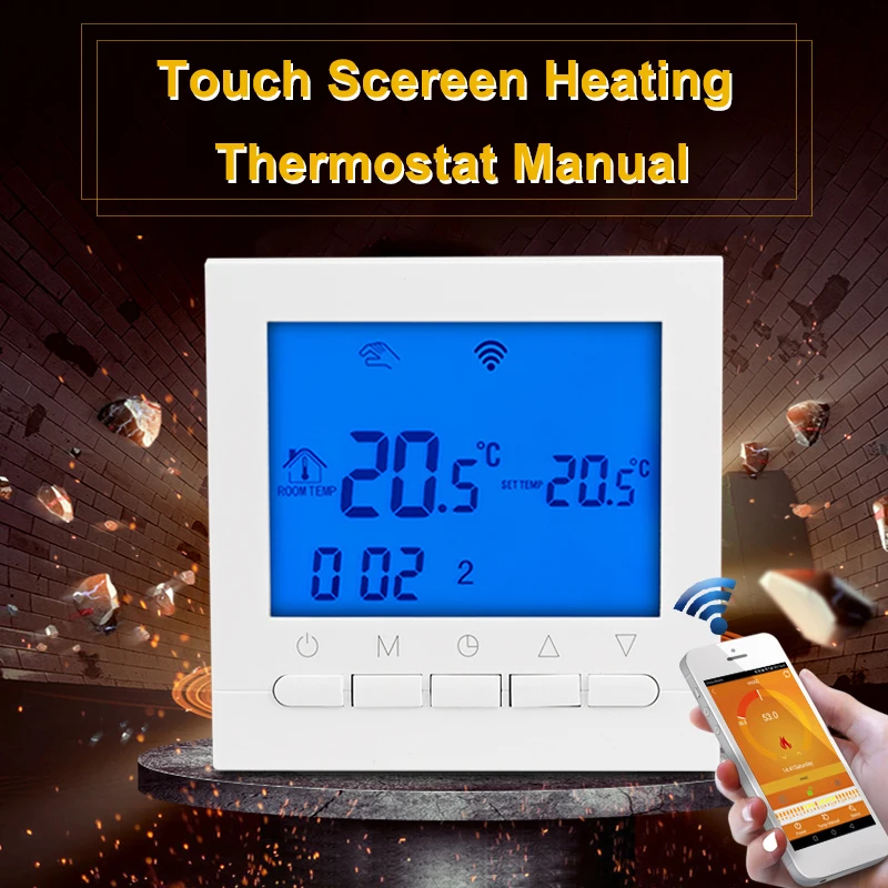 Программируемый термостат для газового котла 220 В переменного тока|temperature