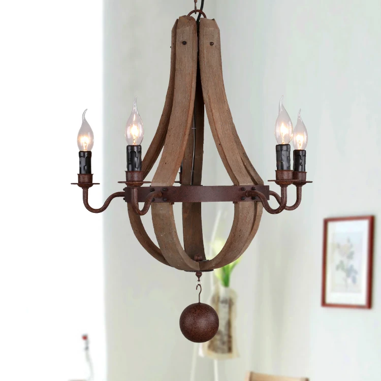 Винтажная деревянная лампа в фермерском стиле s люстры светсветильник льник