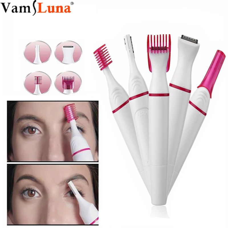 5 в 1 Электрический триммер для тела Sensitive Precision Beauty Styler|Триммер бровей| |