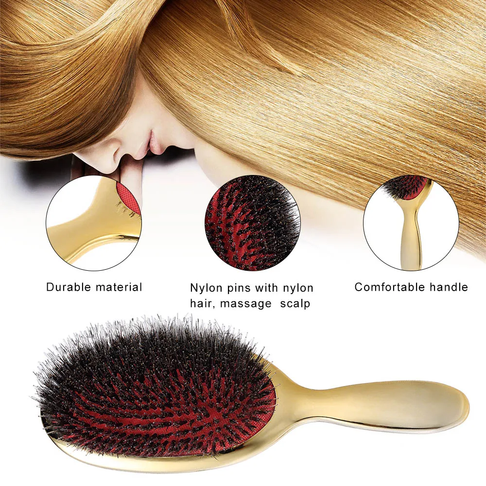 

Salon Anti-Static Hair Massage Comb Professional Hairbrush Oval Paddle Scalp Hair Brush Hairdressing Hair Styling Barber Tool