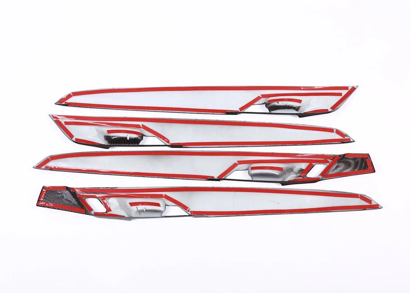 

4 PCS Carbon Fiber Style Interior Door Decoration Strip For BMW X1 F48 2016-2018 Car Styling