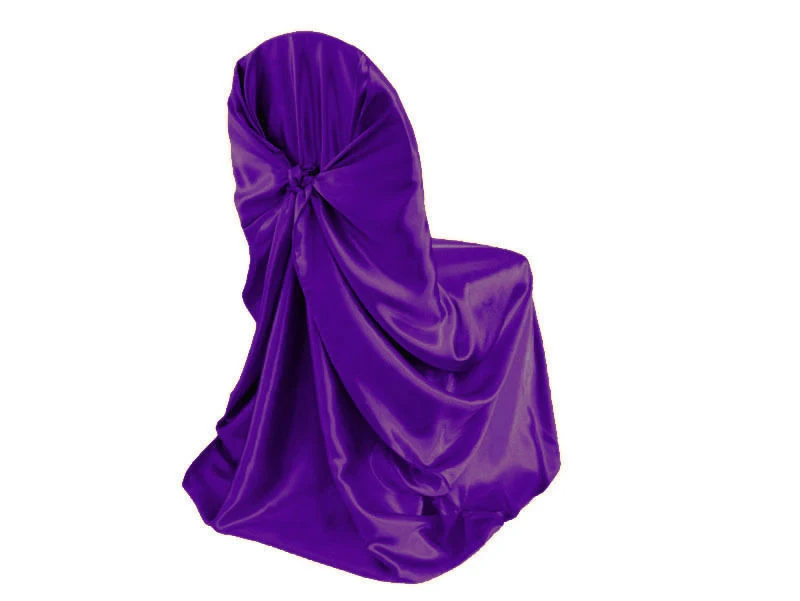 purple 110x140 см самозавязывающийся атласный чехол для стула для свадьбы украшение для банкета и вечеринки товары для ужина украшения оптом бренд - Цвет: purple