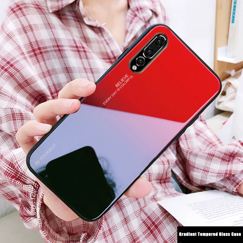 Для huawei mate 20 Lite P20 Pro 10 Nova 3i 2i 3E P Smart Plus Защитная крышка градиентное закаленное