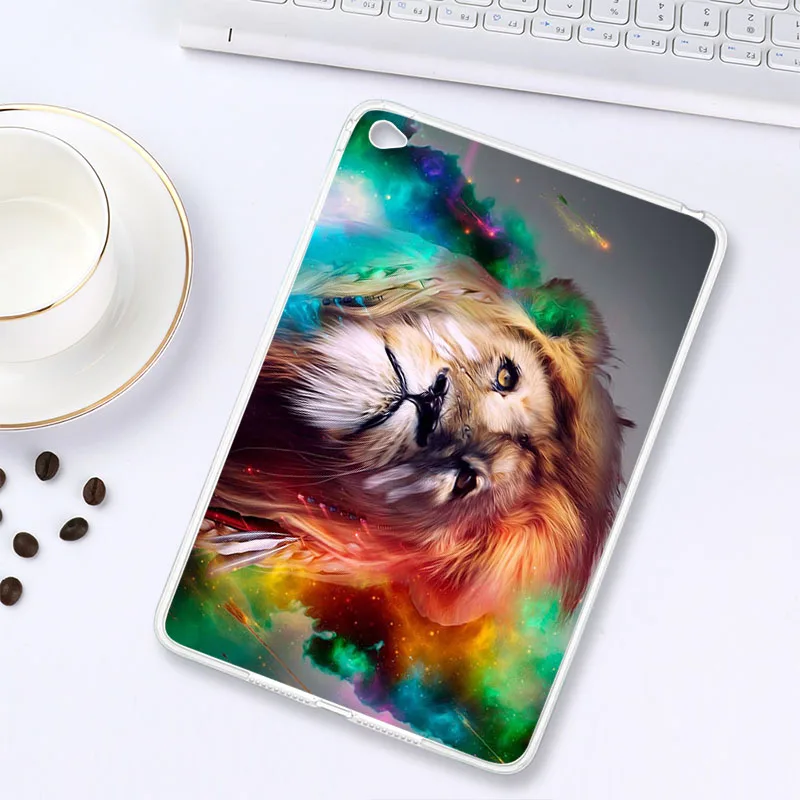 Модный чехол с рисунком s для Apple iPad mini 4 Mini4, Ультратонкий Мягкий силиконовый чехол из ТПУ с милым рисунком животных из мультфильмов, чехлы для планшетов - Цвет: Z019