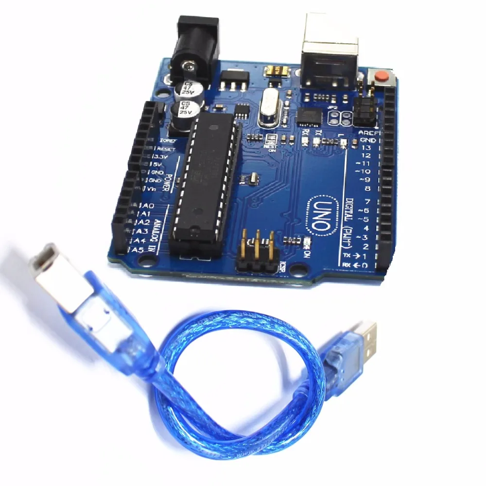 

The Latest Version Of UNO R3 Development Board Official Version ATmega16U2 To USB Cable