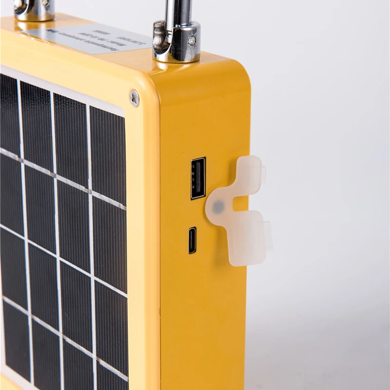 저렴한 LED 태양 투광 조명 스포트 라이트 3 모드 마이크로 USB 충전식 COB 작업 핸드 헬드 램프 야외 캠핑 비상 보조베터리