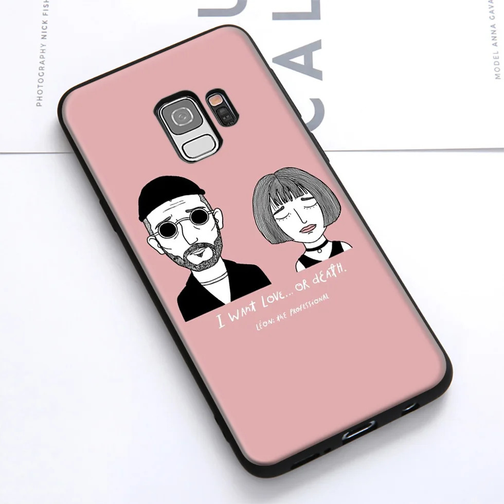 Мягкий чехол Leon Matilda Natalie Portman для Samsung Galaxy S10 S10e S9 S8 Plus S7 S6 Edge &amp J6 2018 Note 10 9 8 |