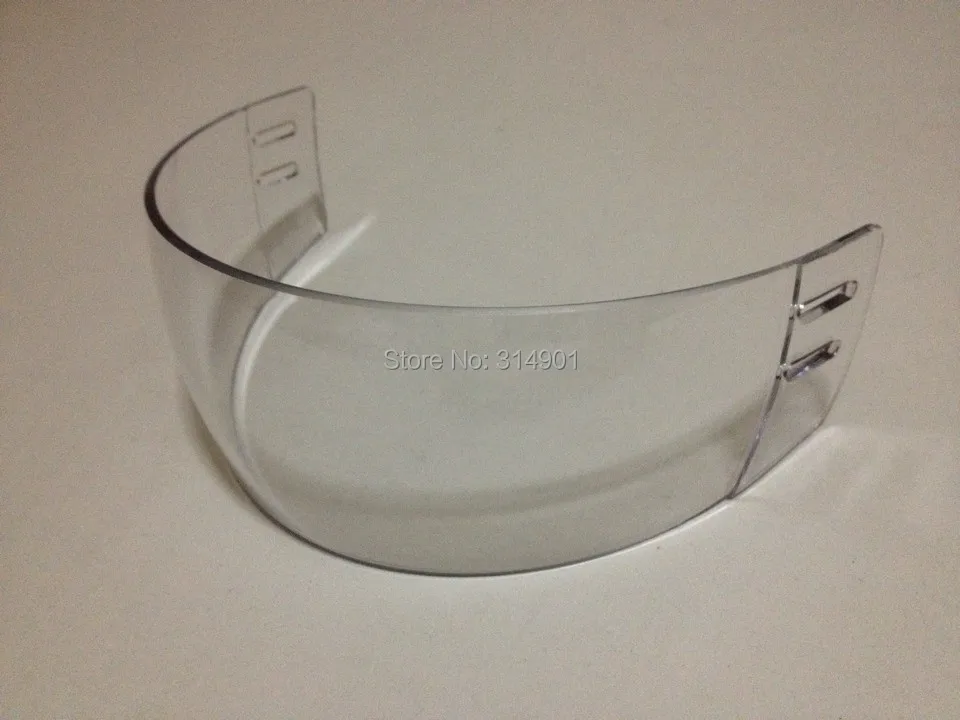 Горячие Продажи Pro Прямо Cut Половина Щит Хоккейный Шлем Козырек Хоккей Аксессуары