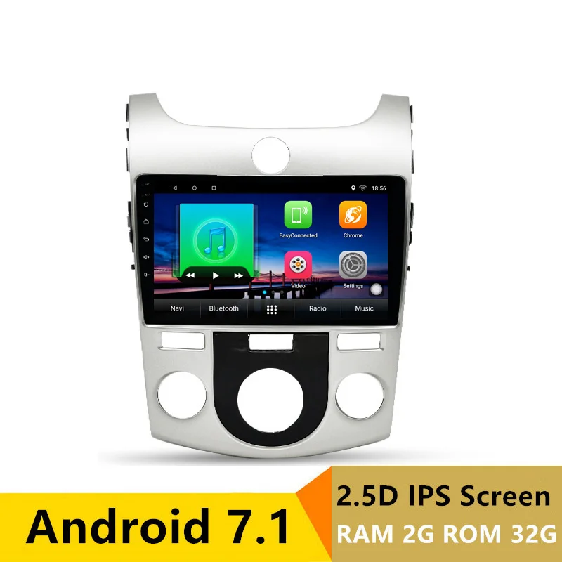 9 &quot2 + 32 г 2.5D IPS Android 7 1 DVD мультимедиа плеер gps для KIA Forte Cerato 2008 2009 2010 2011 2012 радио
