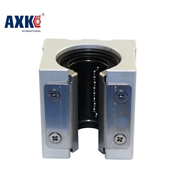 Axk 4 шт. Sbr16uu Sbr16 Uu 16 мм линейный подшипник опорный блок открытый слайдер Cnc