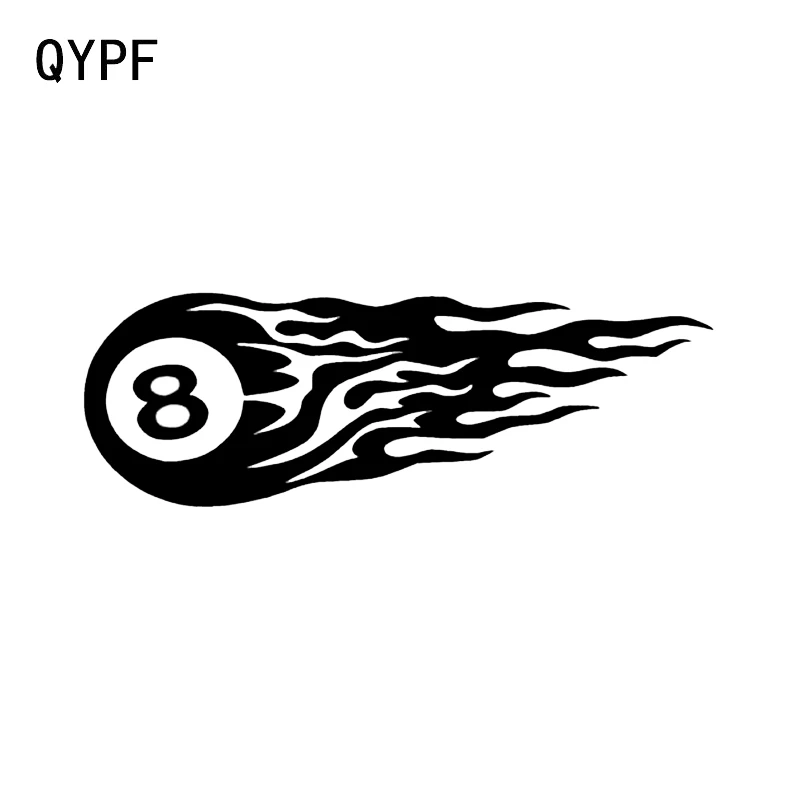 QYPF 17 7*6 см пляжный волейбол № 8 Шар винил пламя графический декор стикер для