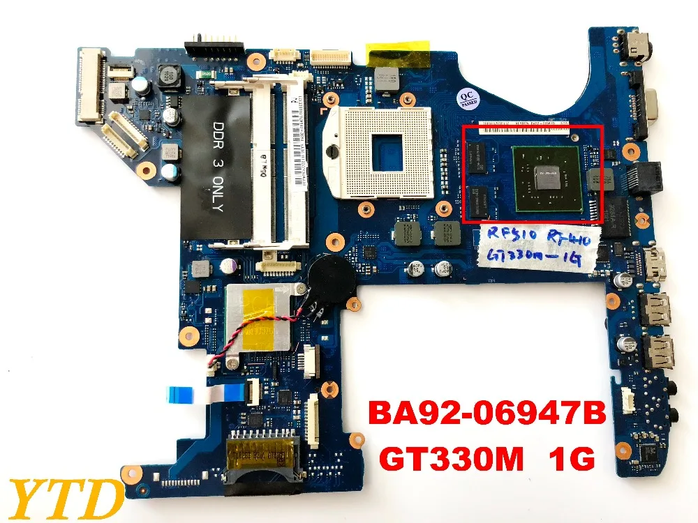 Original for   Samsung RF510 motherboard BA92-06947B  GT330M  1G  tested good free shipping connectors
