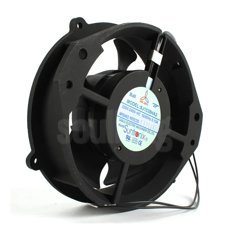 НОВЫЙ осевой охлаждающий вентилятор Suntronix SAN JUN SJ1538HA2 220V 0.13A 15038 |
