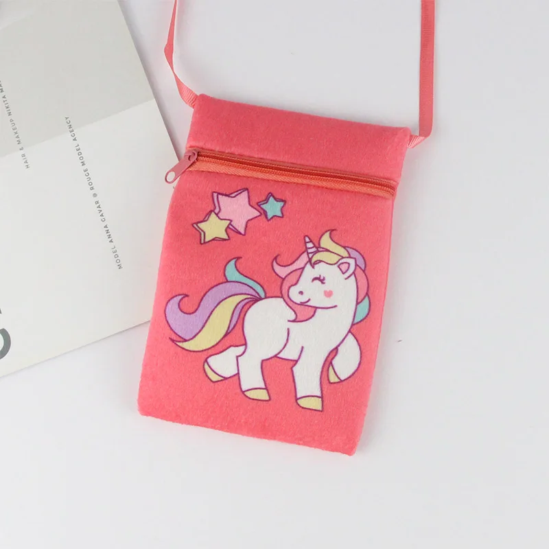 5 Cute Unicorn Coin Wallet Baby Girls Handbag Coin Purse Children Kids Mini Sling Crossbody Bags Cartoon Princess Bag Gift - Цвет: 5