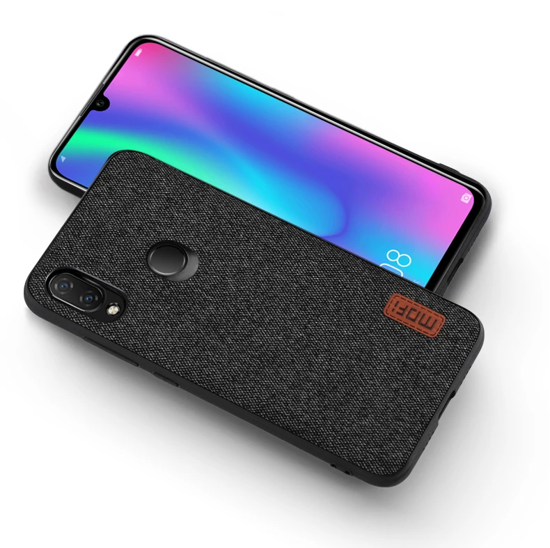 Для huawei P smart чехол MOFI P smart тканевый чехол-накладка Psmart с мягким краем полный чехол матовый чехол 6,21''