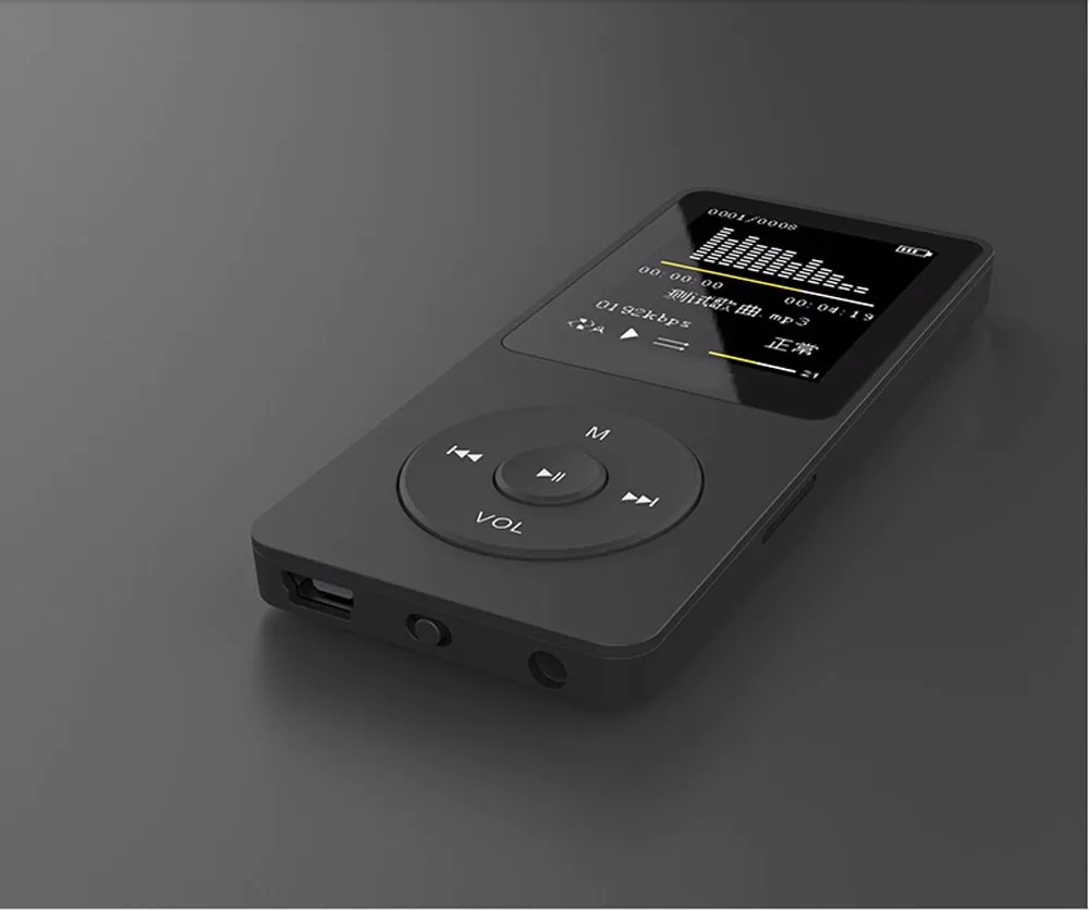 Музыкальный плеер mosunx 1 8 TFT черный Hi-Fi 4G MP3 fm-рекордер tf-карта спортивные гарнитуры