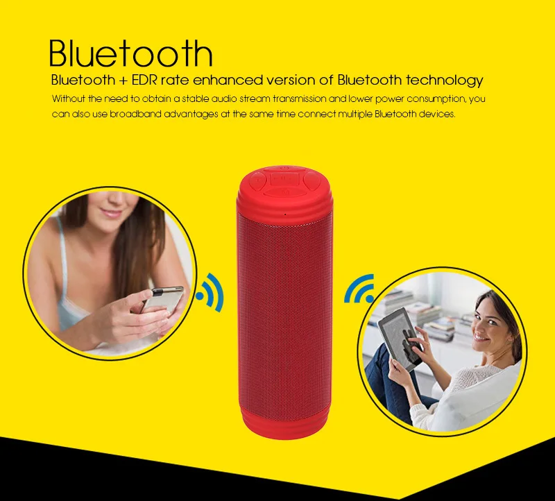 Беспроводной Bluetooth динамик s Лучший водонепроницаемый портативный внешний динамик мини Колонка коробка Динамик дизайн для iPhone Xiaomi huawei