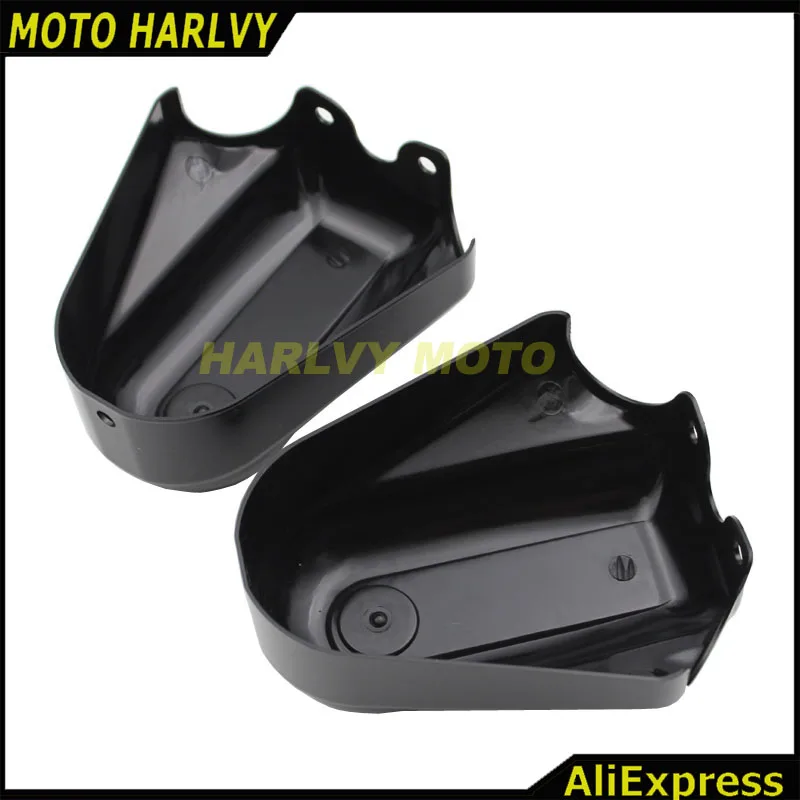 Черный бар и щит задняя ось фантомное покрытие для Harley Softail FLSTC FLSTN FLS FXSTB |