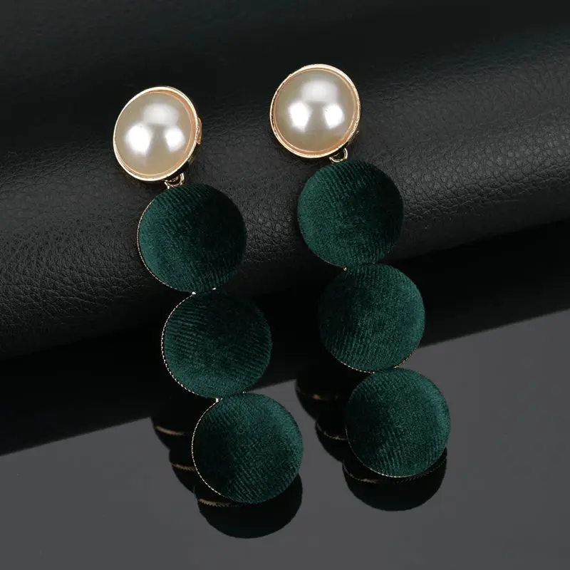 Terreau Kathy 2017 Cotton Beads Tassel Earrings Women Handmade Pompom Long Stup Wedding Statement Jewelry | Украшения и