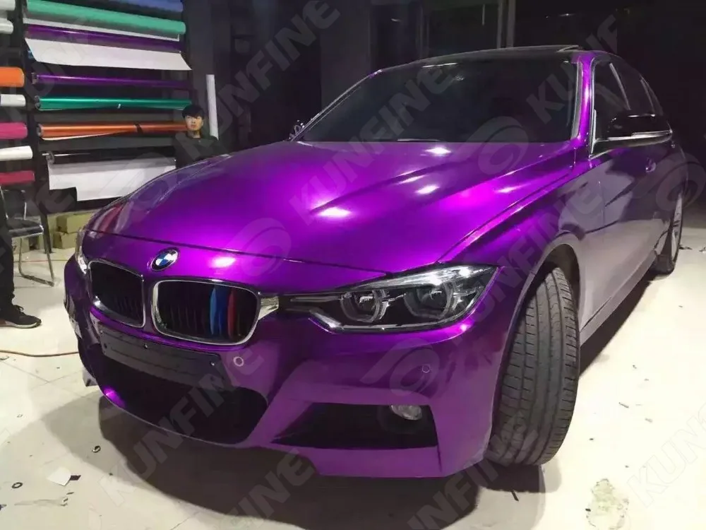 Стайлинг автомобиля оберточная наклейка Aurora фиолетовая Автомобильная виниловая