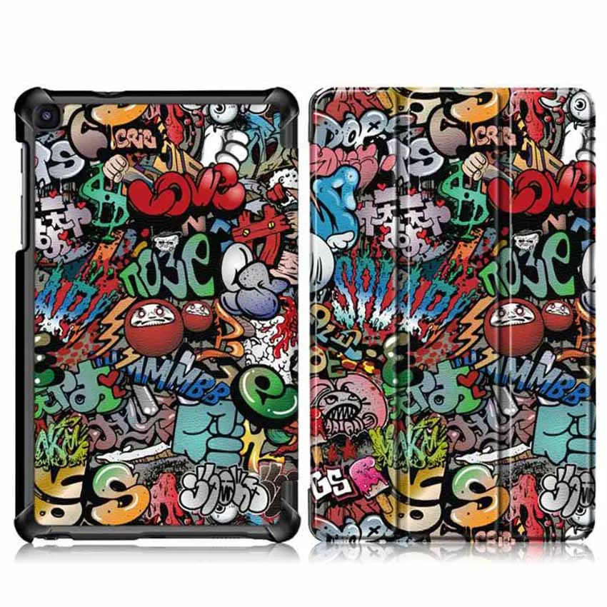 TY Чехол-подставка для Samsung Galaxy Tab A 8,0 P200 P205 SM-P200 SM-P205 с S Pen " Планшет ультра тонкий из искусственной кожи чехол - Цвет: TY