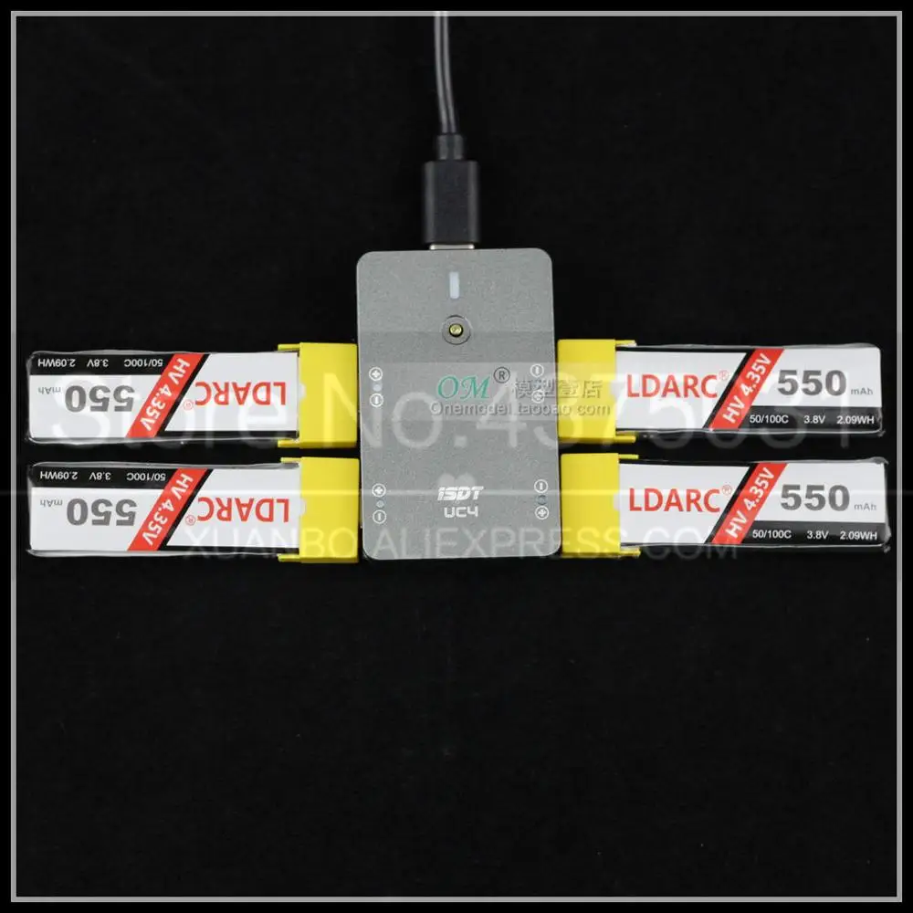 Оригинальное умное зарядное устройство iSDT UC4 18 Вт 4X1.5A 1S мини-зарядное с входом