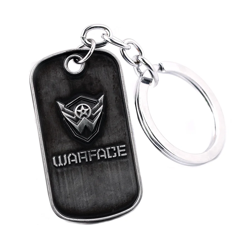 Новая Мода 2017 высокое качество Warface колье брелок металлическая собачья бирка