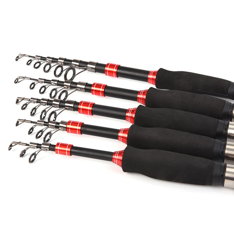 Leo эксклюзивный Портативный Телескопический приманка Рыбалка род 40 т углерода