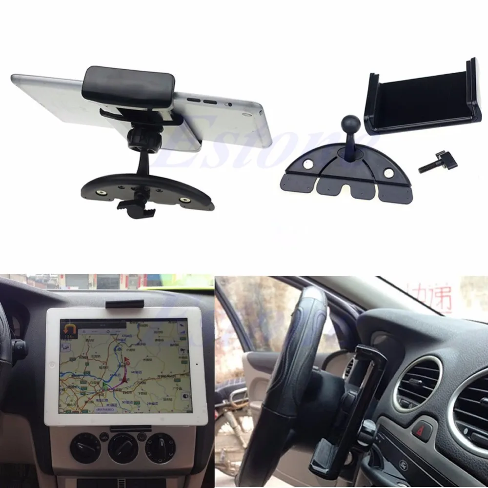 

Car CD Slot Mobile Mount Holder Stand For GPS iPad Air 5 4 3 2 Mini Tablet New