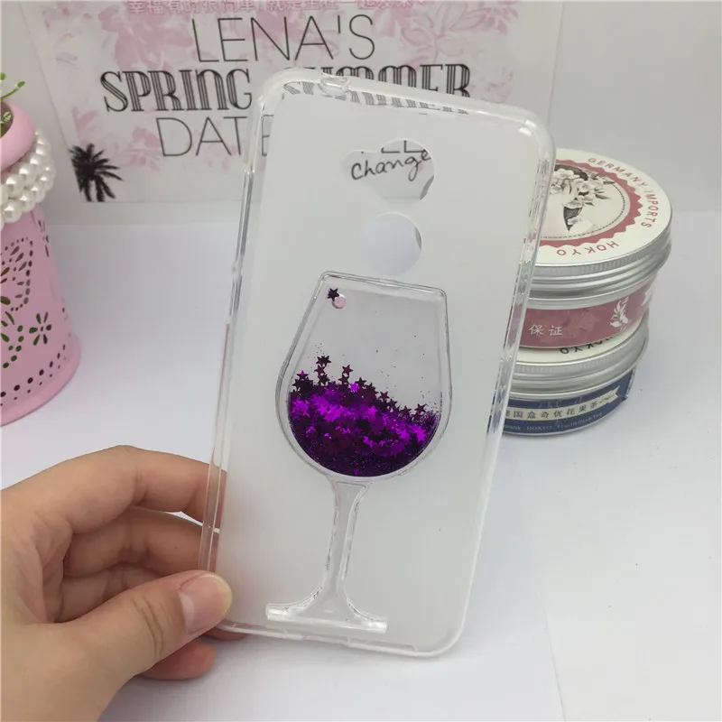 A04 Purple W Мягкий чехол для Huawei Honor 6A, чехол, жидкий блеск, зыбучие пески, силиконовые чехлы для телефона Huawei Honor 6A, ТПУ, водные чехлы - Цвет: A04 Purple W
