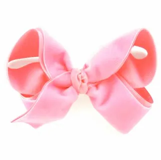 

80pcs Winter Medium velvet bow for long hair,christmas ruffle bow for girls