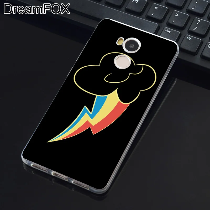 DREAMFOX K165 Рэйнбоу Дэш милашка Марк Мягкие TPU силиконовый чехол для Xiaomi Redmi Note 3 4 5