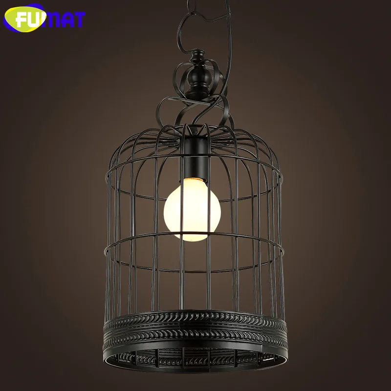 Подвесной светильник FUMAT винтажный подвесной в стиле ретро черная Подвесная