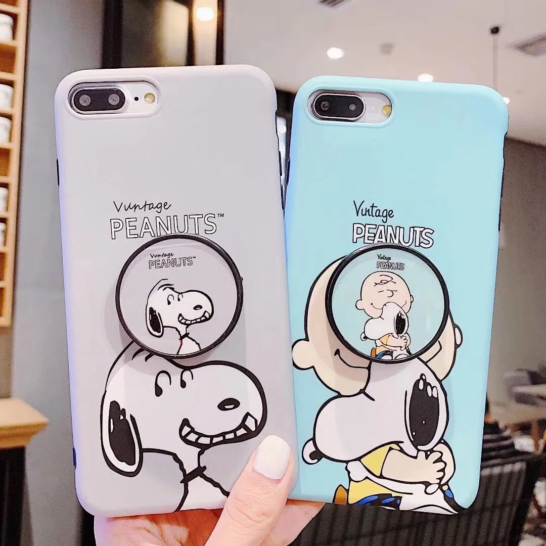 Чехол для iphone 11 Pro 7 6 6s 8 plus X XS Max Xr мягкий imd чехол телефона с рисунком арахиса Шарли