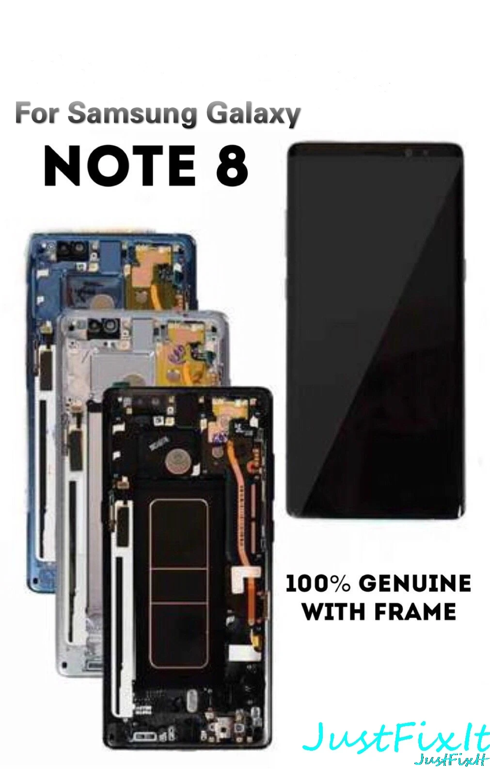 Для samsung galaxy Note 8 ЖК-дисплей кодирующий преобразователь сенсорного экрана в сборе с рамкой N950F N900D N900DS Super amoled