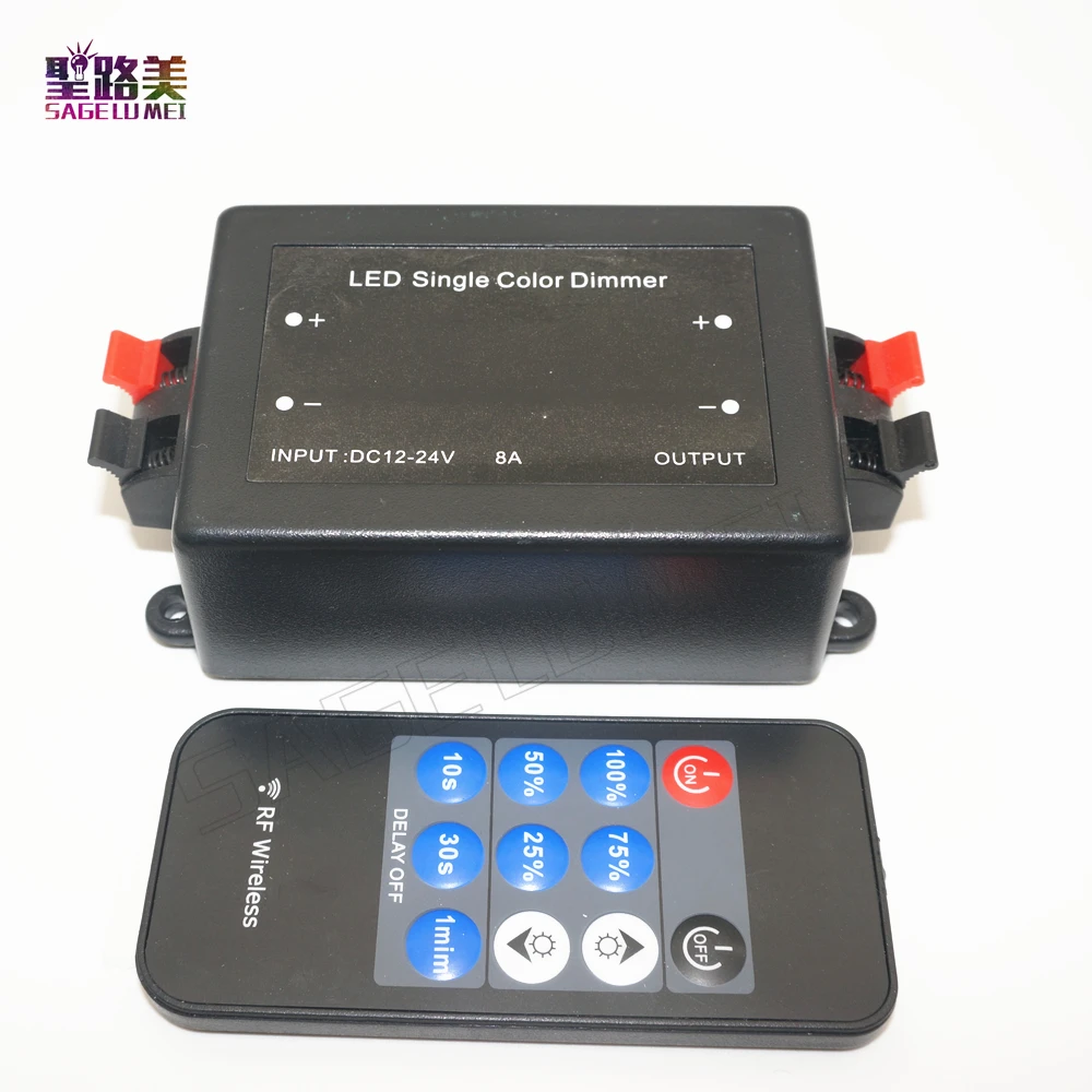 DC12V-24V Mini 11key RF беспроводной пульт дистанционного управления яркостью контроллер