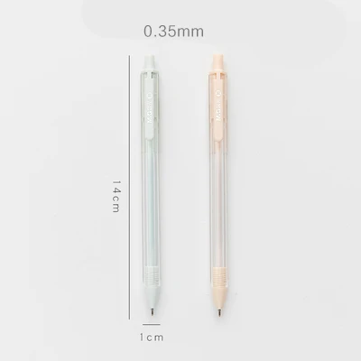 1pc Style random 1 шт.; Классическая обувь в корейском гелевая ручка 0,35 мм телесного цвета Цвет нейтральная симпатичная ручка пуля журнал поставок, милые школьные магазина канцелярских товаров - Цвет: 1pc Style random