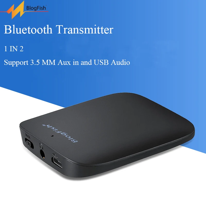 1 в 2 Беспроводной V3.0 передатчик bluetooth наушников Audio Музыка адаптер с 3.5 мм аудио
