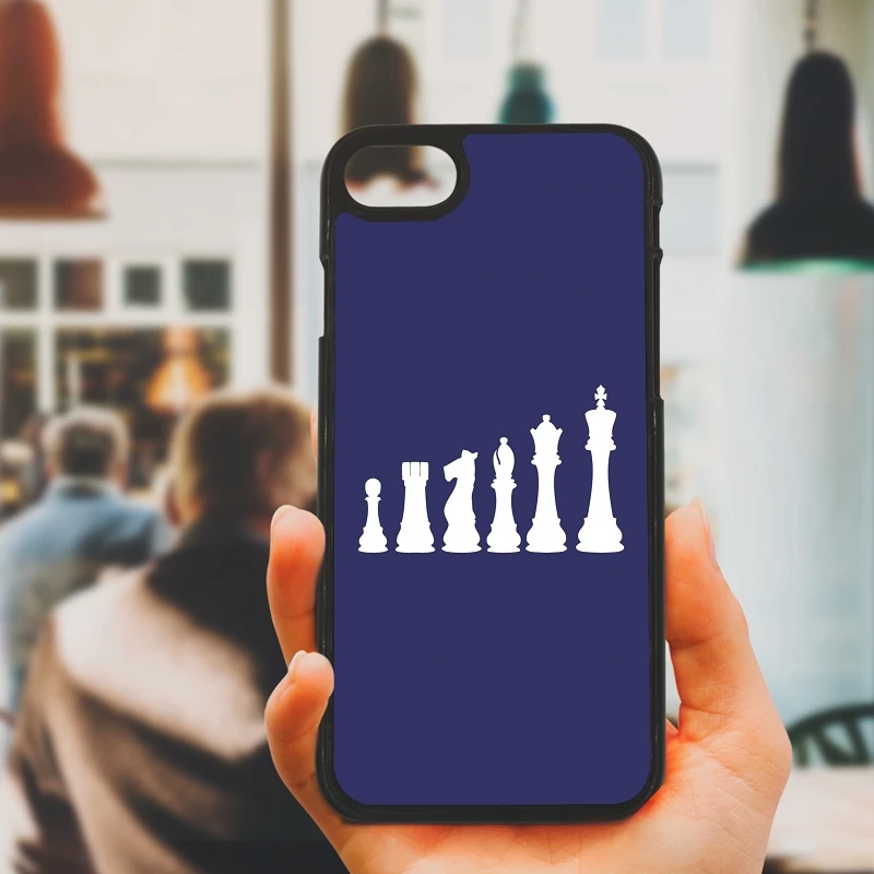 Chess Board Pieces Cell Phone Cases PC Hard Plastic Cover Protect for iphone 8 7 6 6S PLUS X 5S 5C 5 SE iPod Touch 4 Case |