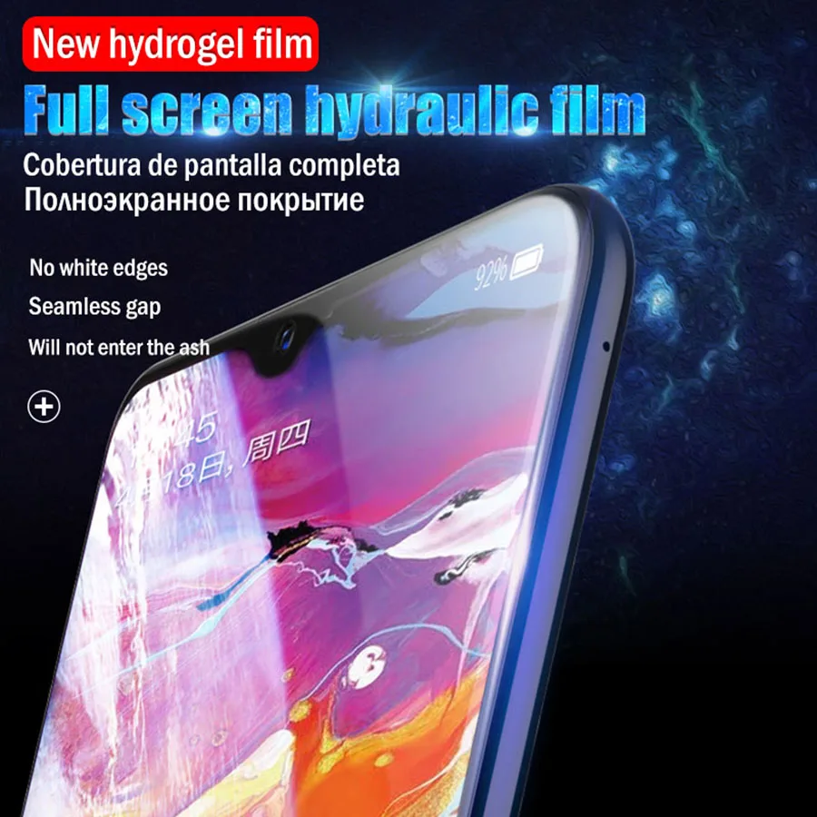 21D Передняя Мягкая ТПУ гидрогель полная Премиум Защита экрана для Samsung Galaxy S10 S9 S8