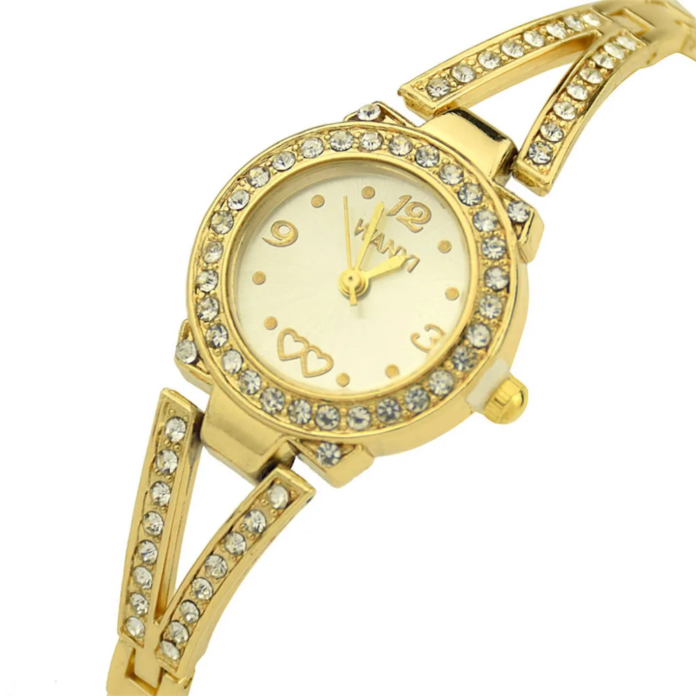 Новинка 2021 брендовые наручные часы с браслетом женские Роскошные кристаллами