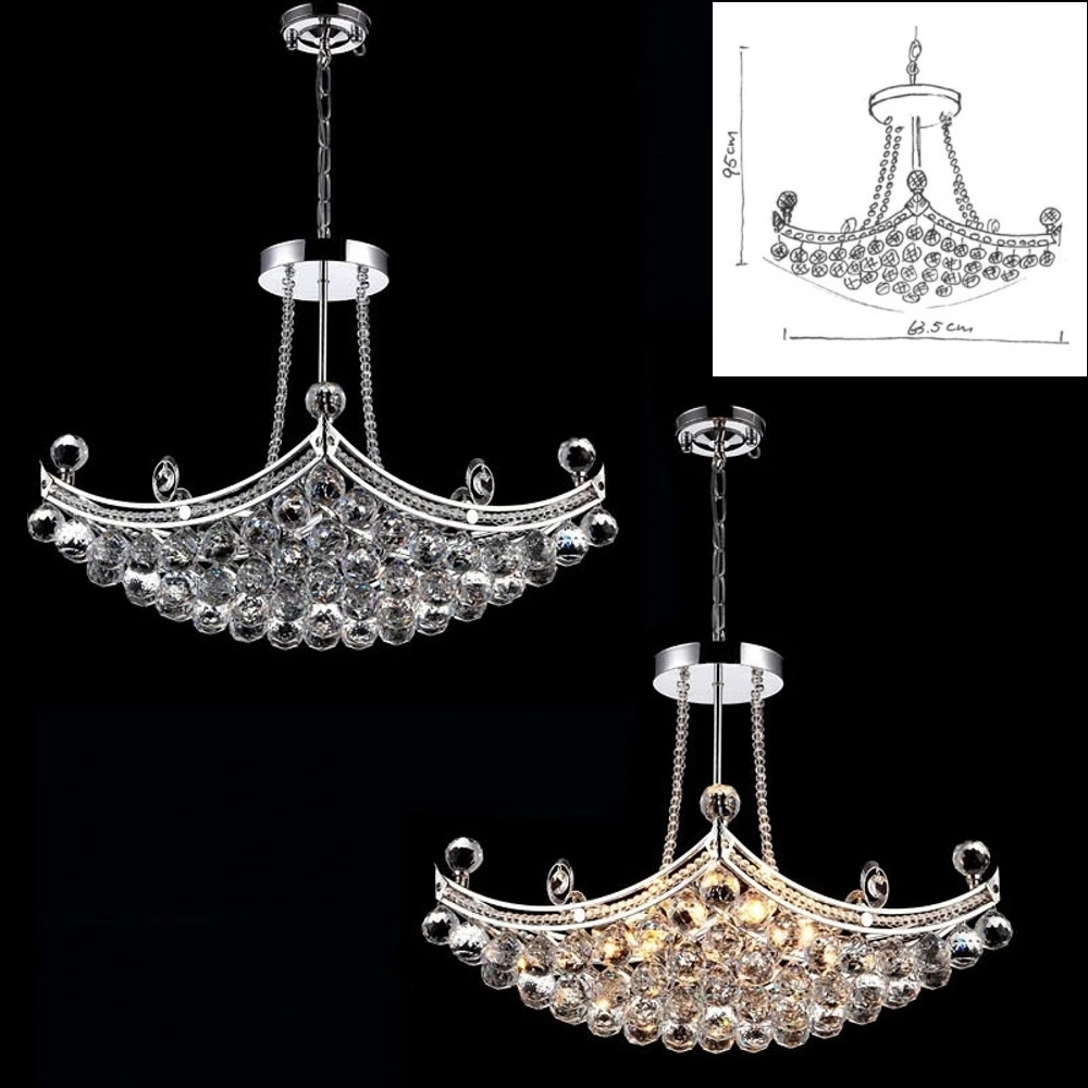 Новый стиль хрустальная люстра светильник хрустальный свет для гостиной|crystal