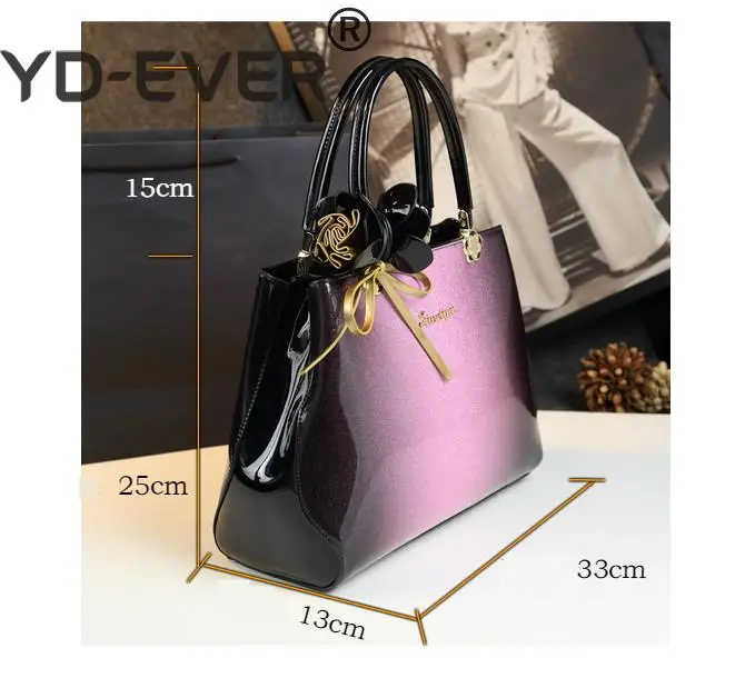 Роскошные сумки женские дизайнер высокого качества из лакированной кожи tote