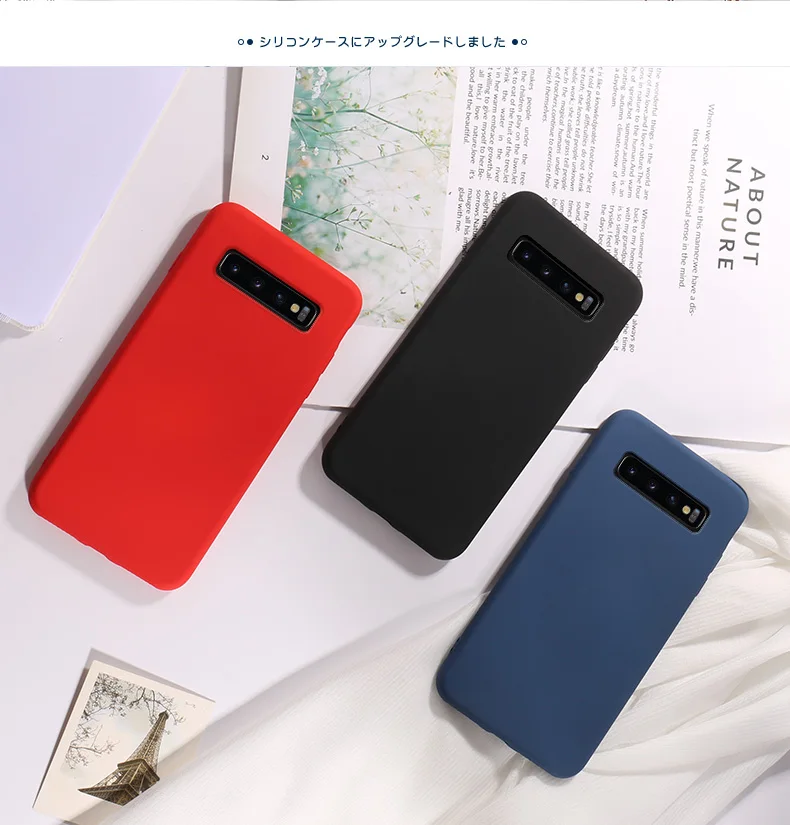 Чехол для samsung Galaxy S10 S10e S10 Plus 5G версия S8 S9 Note 8 9 Чехлы жидкий мягкий, силиконовый, из ТПУ Чехол ударопрочный чехол Fundas