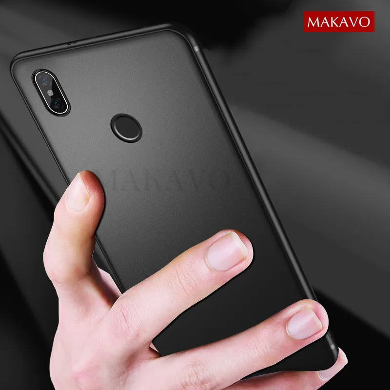 MAKAVO Cover For Xiaomi Redmi Note 5 Case Full Protection Soft Silicone Matte Phone Cases Pro Note5 |