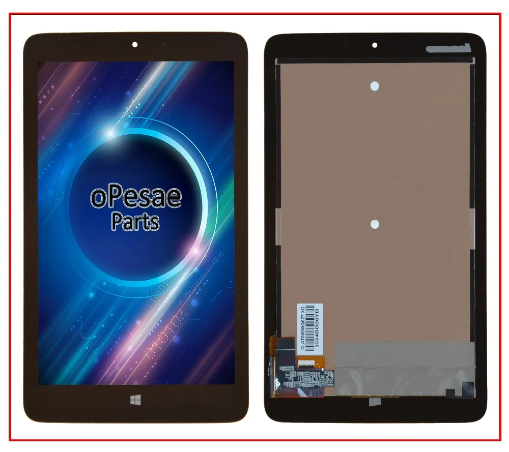 OPesea для lenovo Miix2 Miix 2 8 MIIX2-8 планшетный ПК ЖК-дисплей панель сенсорный экран дигитайзер стекло в сборе с рамкой