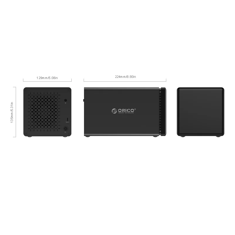 ORICO NS400C3 Type-C HDD Enclosure sata Serial Port External Desktop HDD Enclosure USB3.1 40TB expansion