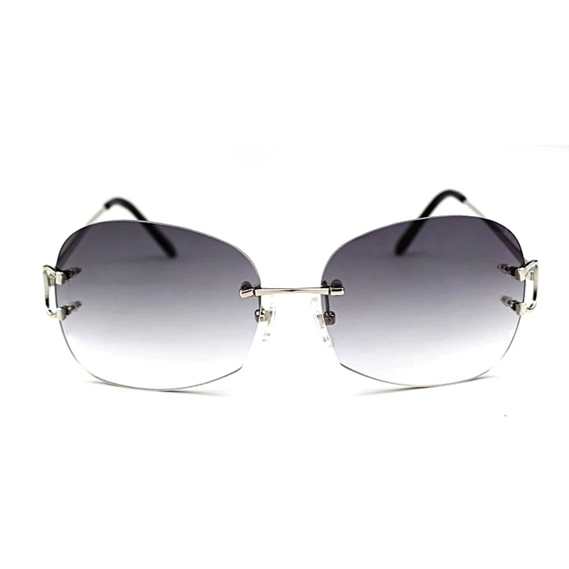 Солнцезащитные очки без оправы женские солнцезащитные мужские Carter оправа